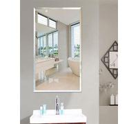 DEENZ 30X45Cm Frameless Rectangle Wall Mounted Mirror Frameless Bathroom Living Room A Must Have Mirror Home Decor