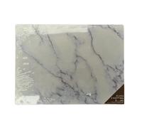 DEENZ 4 X Tempered Glass Placemats Marble 30X20