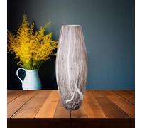 DEENZ 40Cm Grey Marble Effect Vase For Home Decorations Centrepiece For Party Event