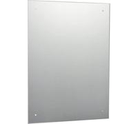 Deenz 40X50Cm Frameless Hd Quality Silver Drill Hole Mirror Bathroom With Fixings Hooks Hang 2 Way