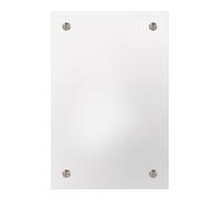 DEENZ 45X30Cm Drilled Wall Hanging Mirror Mounted Frameless Bathroom Living Room A Must Have Mirror Home Décor Durable