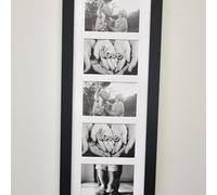 Deenz 5-Aperture Multi Picture Wall Frame - Family Rules Collage Frame, 26X65Cm (Black)