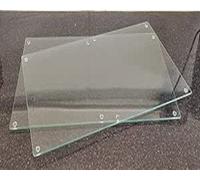 Deenz 52X30Cm Tempered Glass Worktop Saver 4mm Clear Glass Chopping Board Extra Large 1X