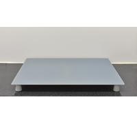 Deenz 60X52Cm Grey Universal Hob Cover Plate Tempered Glass Worktop Saver Dishwasher Safe 5Mm All Types of Cookers (Hob Cover 4 Feets)