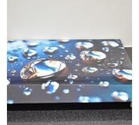 Deenz 60X52Cm Reflections In A Drop Universal Hob Cover Plate Tempered Glass Worktop Saver Dishwasher Safe 5mm (Hob Cover 4 Foots)