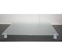 Deenz 60X52Cm Universal Hob Cover Plate Tempered Glass Worktop Saver Frosted with 4X Feets Dishwasher Safe 5mm