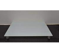 Deenz 60X52Cm White Universal Hob Cover Plate Tempered Glass Worktop Saver Dishwasher Safe 5Mm All Types of Cookers (Hob Cover 4 Feets)