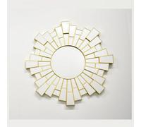 DEENZ 76Cm Gold Sunburst Wall Mirror Style Frame Round Home Art Decor