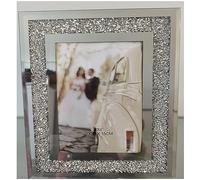 Deenz 8×10" Inches Crushed Glass Crystal Diamond Photo Frame Home Decor, Gift, The World'S Largest Picture Frame Collection Of Deenz Store