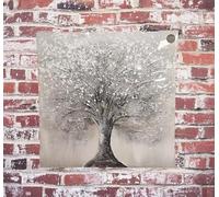 DEENZ 80Cm Glitter Detail Tree Scene Canvas Wall Art Pictures Framed Prints Wall Art Home Office Work Artwork