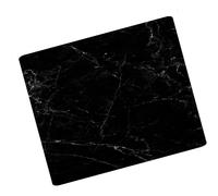 DEENZ 80X52Cm Black Marble Effects Universal Hob Cover Plate Tempered