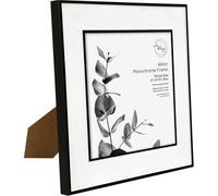 Deenz Alston Monochrome 6X6'' Photo Frame Black & White Square Wall-Mount/standing Glass Cover Album Print Display Memories 21.3Cm