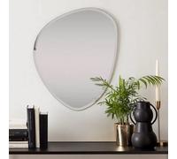 DEENZ Asymmetric Irregular Shape Beveled Tear Drop Wall Mirror Bathroom Mirror Mdf 841