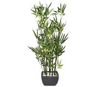Deenz Bamboo In Black Terracotta Pot Green Large, Made With The Best Materials Ideal For Home Office Decoration Plant Artificial Tree Indoor