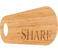 Deenz Bamboo Sharing Serving Board Tray Wooden Platter Cutting Chopping Kitchen Nesting Tea Board Drinks Dinner Breakfast