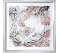 Deenz Blush And Grey Abstract Modern Art Home, Room Wall Art Decor-89X89Cm