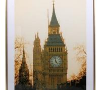 Deenz City Landmarks Glossy Framed Art Wall Art Hanging Pictures Home Decoration Living Room Bedroom (Big Ben)