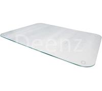 Deenz Clear Tempered Glass Kitchen Worktop Saver/Chopping Board Clear Surface Protector - 60 X 40Cm (Round Corner)