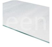 Deenz Clear Tempered Glass Kitchen Worktop Saver/chopping Board Clear Surface Protector - 60 X 40Cm (Round Corner)