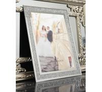 DEENZ Crushed Crystal Photo Frame Jewel Mirror Silver Diamante Picture Frame A3