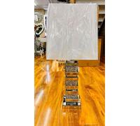 DEENZ Crystal Diamond 3 Box Bass Table Lamp Bedside Lamps with Shade, Night Light Modern Home Decoration Living Room, Nightstand, Office