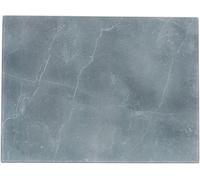 Deenz Decorative Glass Worktop Elegant Durable Kitchen Protector Stylish Surface Mat 30 X 40 Cm ( Glass Marble Grey )
