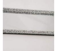 Deenz Diamante Mirrored Crystal Candle Rectangle Plate Candle Holder Loose Jewel Candle Holder Home- Best Gift