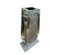 DEENZ Diamond Crushed Floor Vase Coffin Shaped