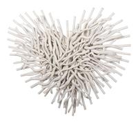 DEENZ Driftwood Effect Heart White 3D Effect Lovely Artwork Wall Hanging Art Home Décor Badroom Living Room