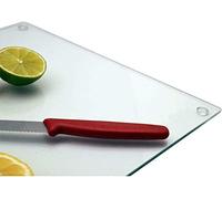 Deenz Extra Large Completely Clear & Flat Float Glass Worktop Saver - 50Cm X 40Cm X 8Mm
