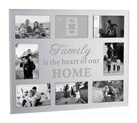DEENZ Family All Glass 8 Aperture Frame Glass, Home Decorative, Living Room, Bedroom Room, Best For Gift, Eye-Catching Design