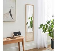 DEENZ Full Length Mirror Rectangular Shape 120 X 30Cm Both Way Hanging Mirror For Dressing, Bedroom, Living Room Home Décor (Natural)