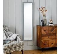 DEENZ Full Length Mirror Rectangular Shape 120 X 30Cm Both Way Hanging Mirror For Dressing, Bedroom, Living Room Home Décor (Grey)