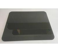 Deenz Glass Worktop Saver/Chopping Board, Clear/Black Tempered Glass, 8 Time Stronger Then Normal Glass (L 40x50cm Round Corner Black)