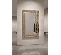 Deenz Glitter Gold Glass Wall Mirror Bling Dressing Table Bed Bath Room Mirror Corner 40X60 The World'S Largest Mirror Collection Of Deenz Store