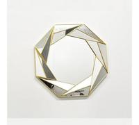 DEENZ Gold Octagonal Wall Mirror 66Cm Wall Hanging Ornament Home Décor