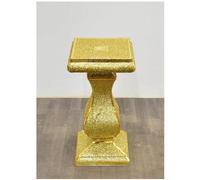 DEENZ Gold Side Table Crushed Diamond Glitter Mirrored End Table F057