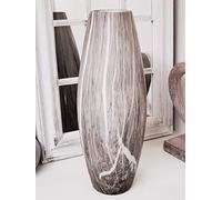 Deenz Grey Marble Effect Vase For Home Decorations Centrepiece For Party Event