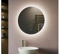 Deenz Hd Led Illuminated Mirror Anti-Fog One Touch Sensor Backlit Border Lighting 60Cm Bathroom Mirror