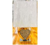 DEENZ Heart Shaped Table Lamp With Shade Crushed Diamond Crystal Sparkly