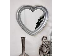 DEENZ Heart Shaped Wall Hanging Bathroom Mirror Stylish Decor Mirror W-30cm x H-33.5cm