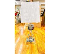 DEENZ Large Bling Crushed Diamond Table Lamp with White Shade Ceramic Mirrored Base Sparkling Bedside Home Decor (3 Box Style 2)