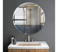 DEENZ Large Frameless Round 60cm Wall Mounted Mirror Bathroom Living Room A Must have Mirror very good size