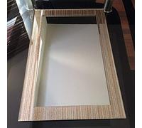 DEENZ Large Gold Glitter Frame Mirror Stylish Modern Lounge Bedroom Hallway Wall Mirror 90x60cm Best Gift