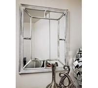 DEENZ Living White Wall Mirror - 76x60cm Window Style Simply Stylish Decor