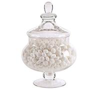 DEENZ Medium Clear Glass Jar Sweets Chocolates 25Cm