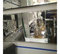 Deenz Mirrored Diamond Crushed Crystal Mirror Diamante Islamic Letters Wall Art Plaque Home Bedroom (God, Muhammad Pbuh)