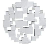 Deenz Modern Round Square Cut Outs Lounge Bathroom Venetian Glitz Accent Mirror 60Cm The World's Largest Mirror