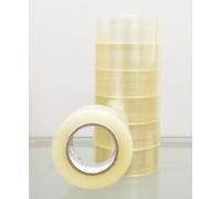 DEENZ Pack Of 6 Clear Packing Adhesive Tape Rolls Industrial Grade Heavy Duty Polypropylene 5 Cm Wide And 150 M Long Transparent Sealed For Strong Parcel