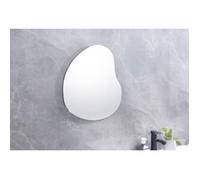 DEENZ Pebble Bathroom Mirror Irregular Shape Wall Mirror Modern Frameless Home Décor 40x35cm